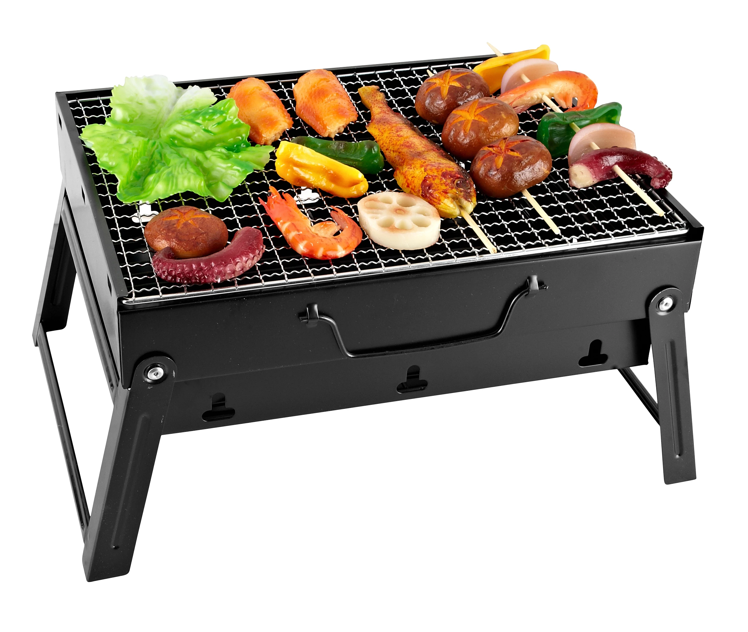 BBQ Holzkohlegrill Reisegrill Minigrill Tischgrill Picknick Campinggrill
