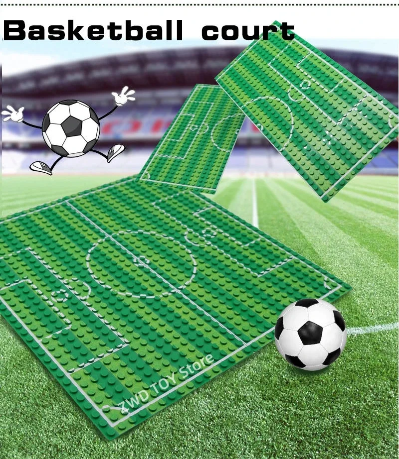 

Basketball Court Floor Building Block Basketball Stars Figures Football Court Floor Set Toy Famous Football Stars Figures Model