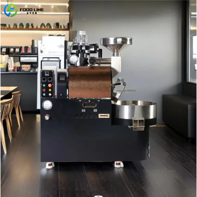 Customized 3kg Commercial Coffee Roaster Heavy Duty Structure Coffee Bean Roaster Coffee Roasting Machine for Cafe Daily Use