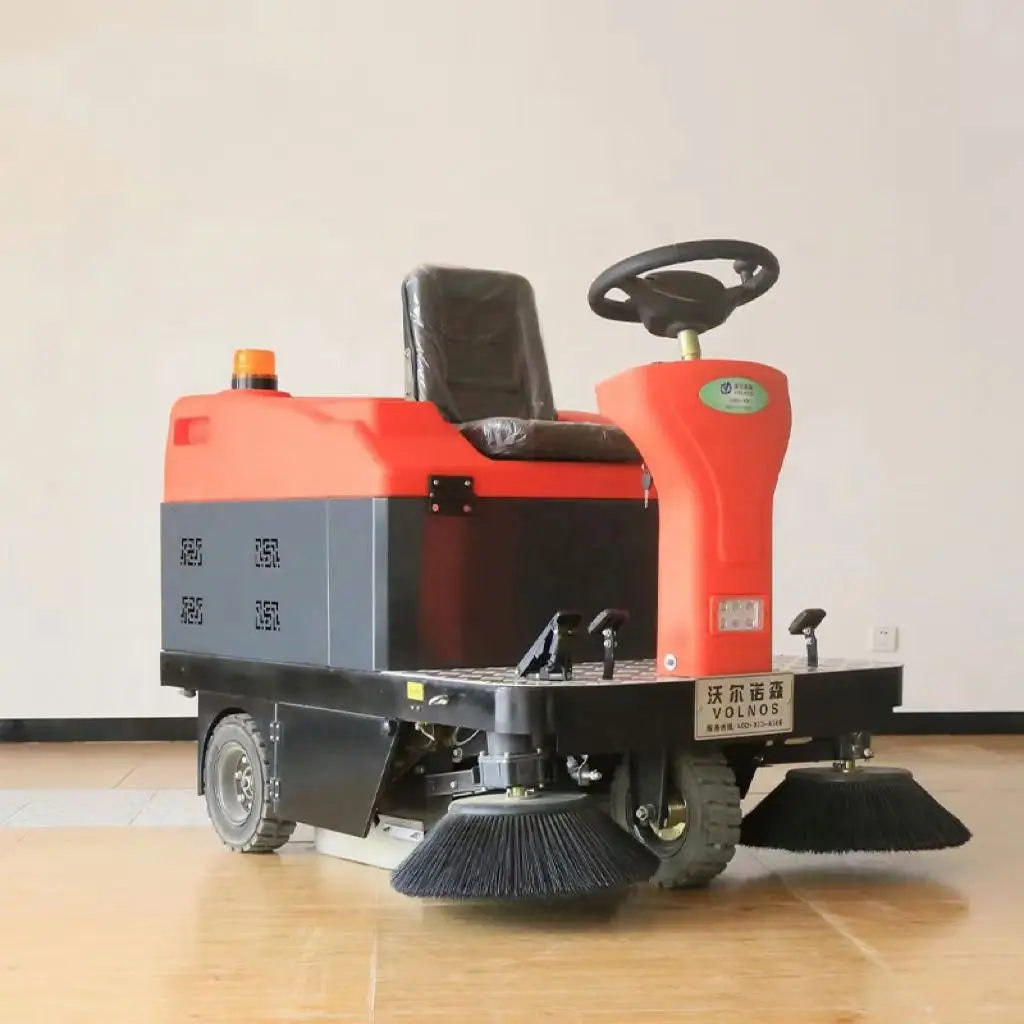 Electric Powerful Ride On Outdoor Sweeper Floor Street Cleaning Machine Road China Cheap Use