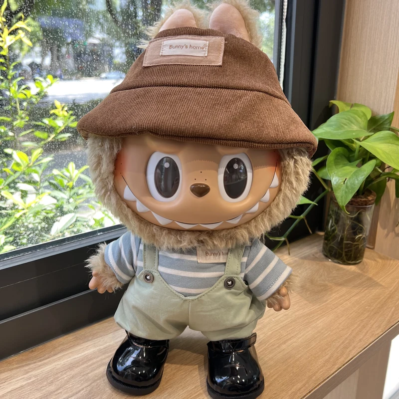 

Hot Only Clothes 38cm Pendant Macaron The Monsters Cloth Lafufu Time To Chill Filled Doll Strap Skirt Pants Accessories Gifts