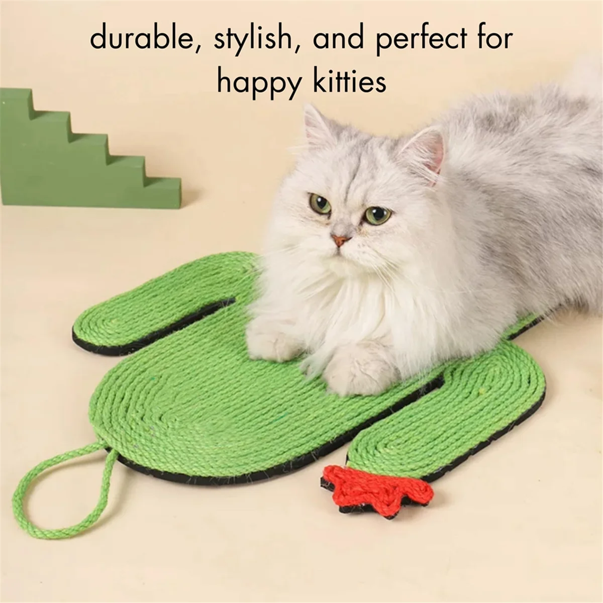 Cat Scratching Board Cactus Cat Claw Grinding Board Hanging Cat Scratching Board No Hair Loss Animal Toys