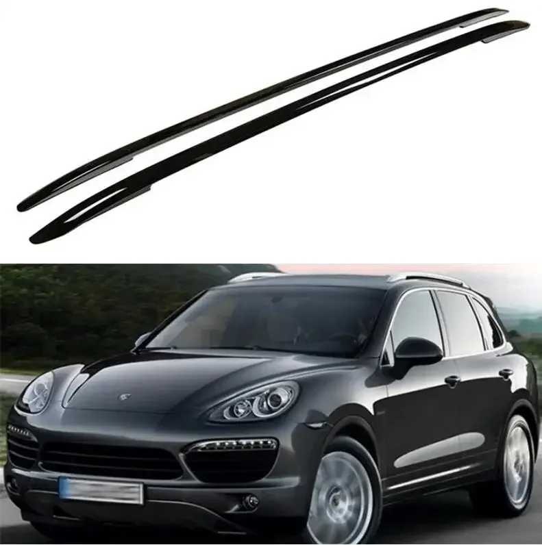 Roof Racks Fit For Porsche Cayenne 2011 2012 2013 2014 2015 2016 2017 Top Roof Rack Rail Luggage Aluminum Alloy