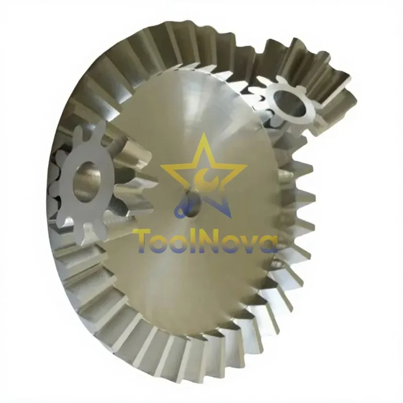 2026Hotsale* Straight Bevel Gear Set Custom Size Module Ratio Bore Smooth Meshing Heavy Load Wear Resistant for Gearbox