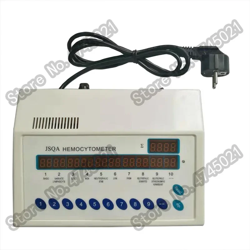 JSQA Hemocytometer Blood Cell Classification Counter 110V/220V