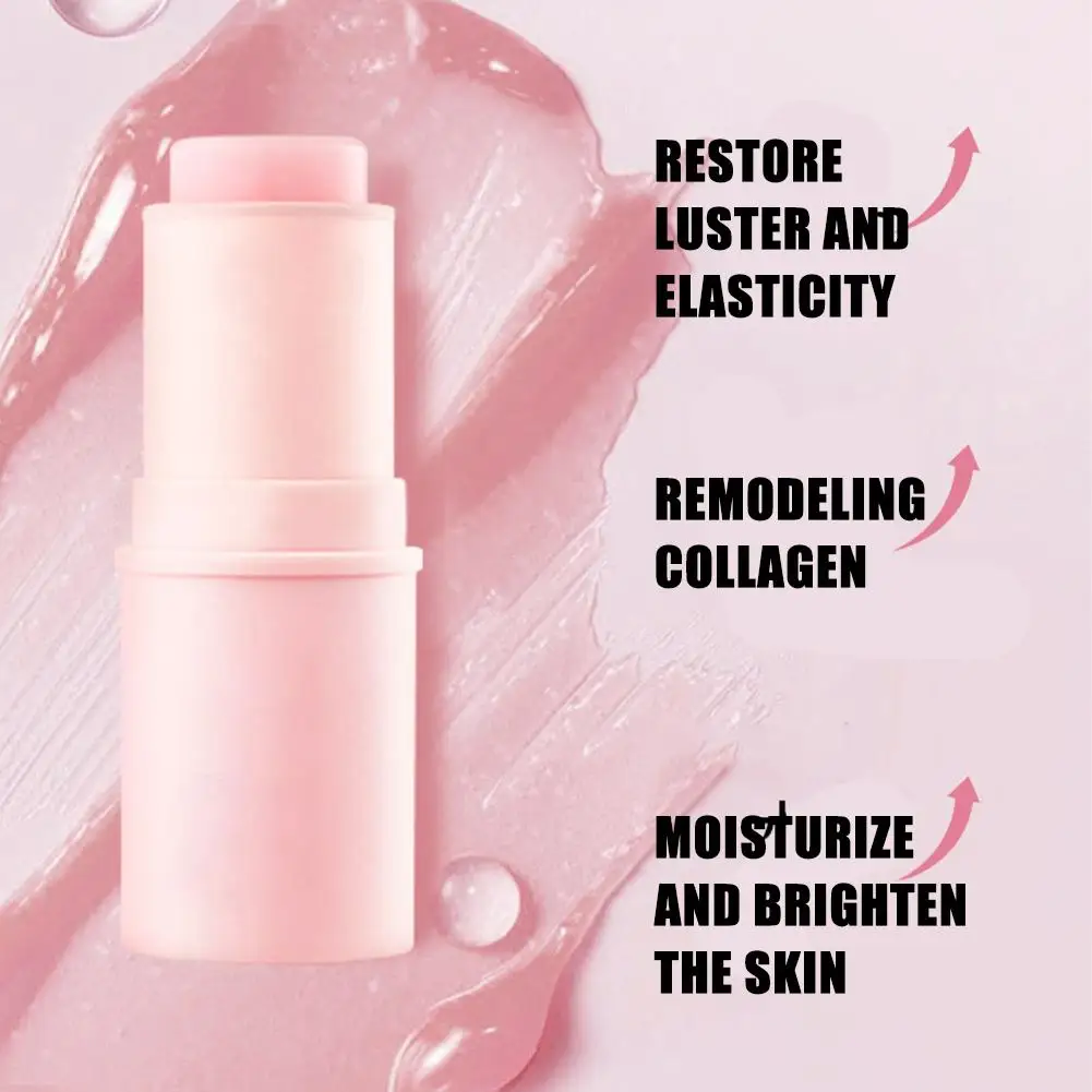 Bálsamo de refuerzo de colágeno, barra para eliminar arrugas, cuidado antiarrugas, bálsamo para la piel opaco, crema para la piel, cosméticos, crema hidratante, tono Brig Q8n1