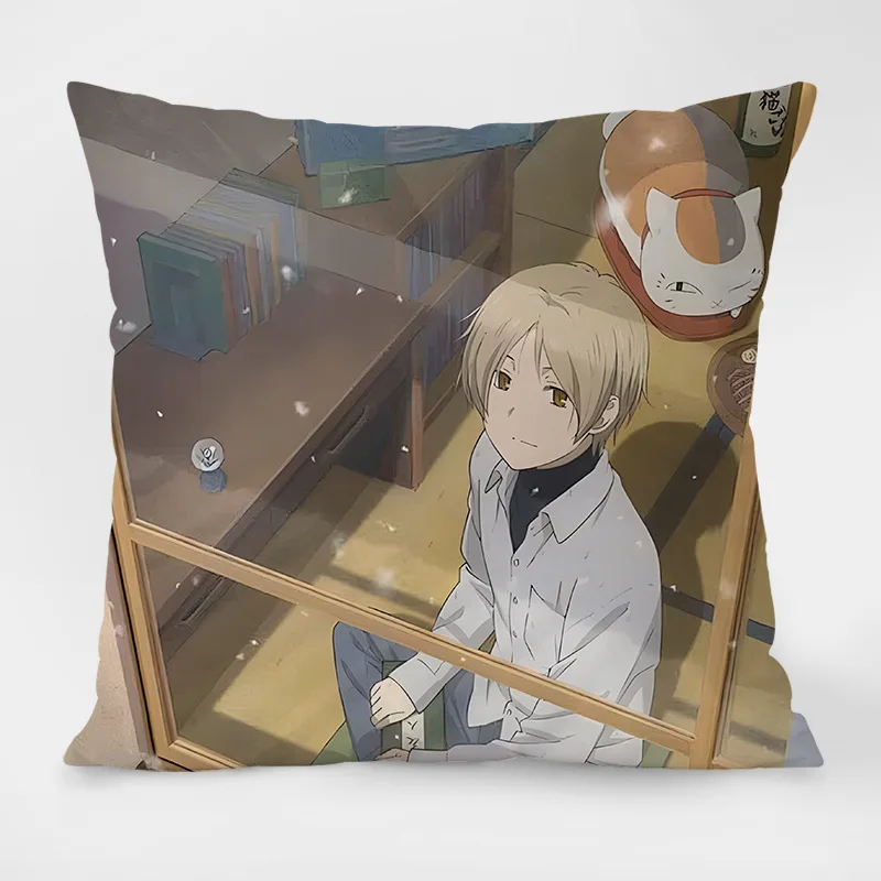 Natsume's Book of Friends Plush Stuffed Cushions Nyanko Sensei Dakimakura Anime Cat Pillows Natsume Yuujinchou Seat Back Cushion