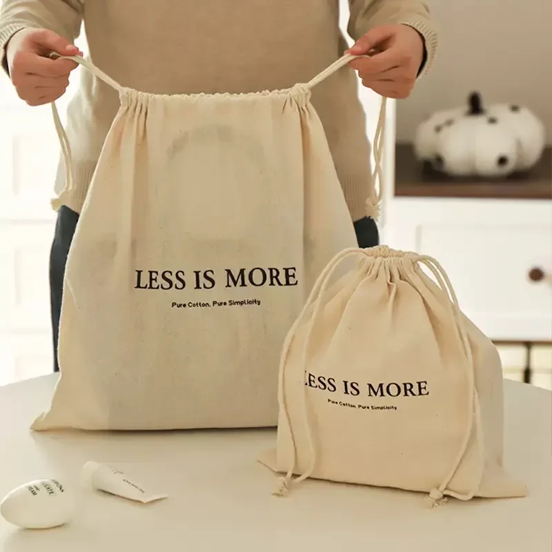 Shoe Bags for Travel Packing Drawstring Sneaker Travel Bags Cotton Cloth Shoe Dust Bags for Storage & Luggage Washable,Reusable