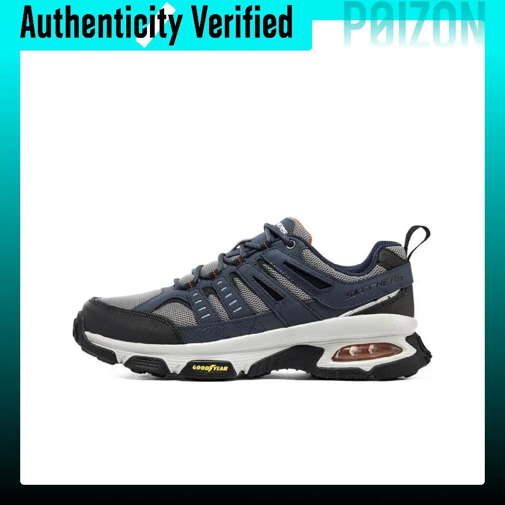 Skechers SKECH AIR Low top Running Shoes Men's Blue Gray 237214C-NVGY