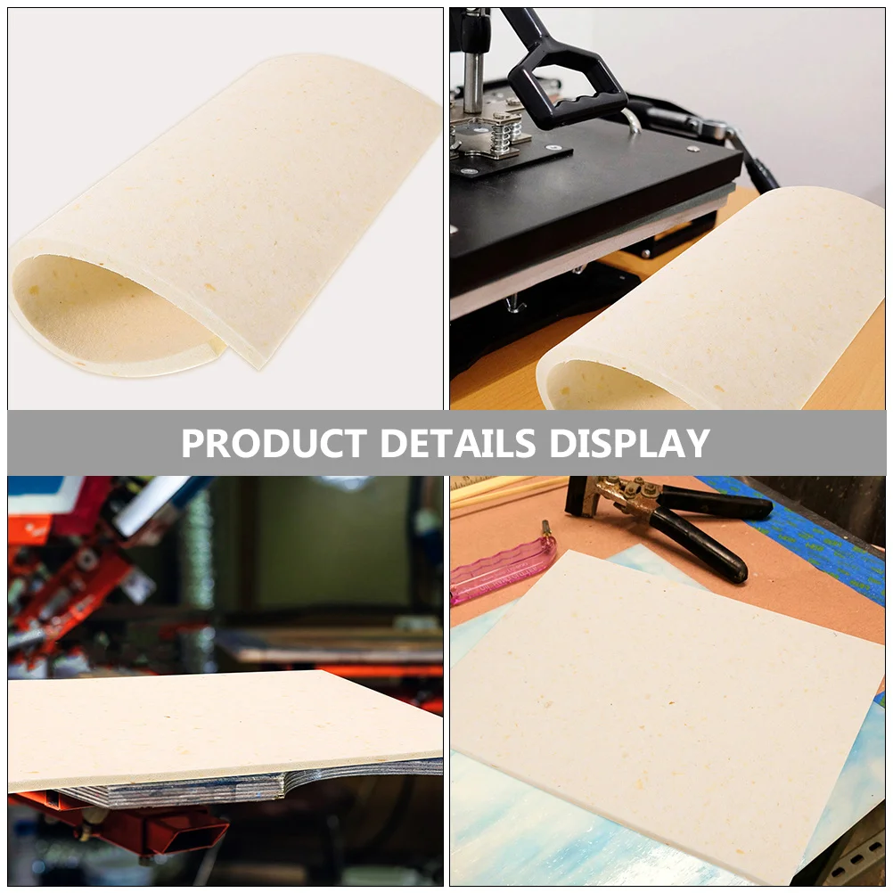 

1 Piece Heat Press Sponge Mat Wear-Resistant Insulation Pad for Sublimation Printing No Tools Required Easy to Use Professional
