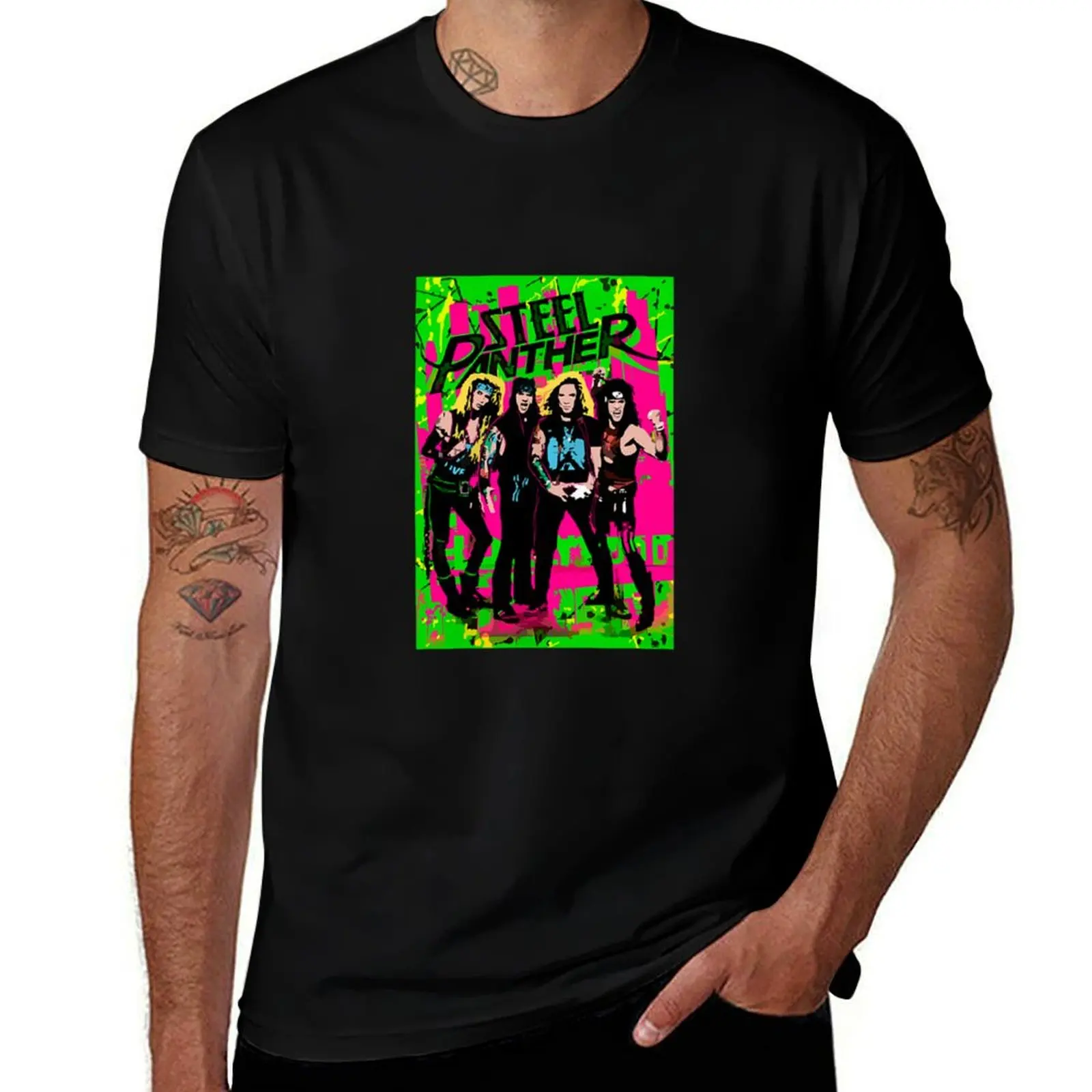 

STEEL PANTHER T-Shirt anime tshirt t shirts designer t shirt for man 100 percent cotton T-Shirt