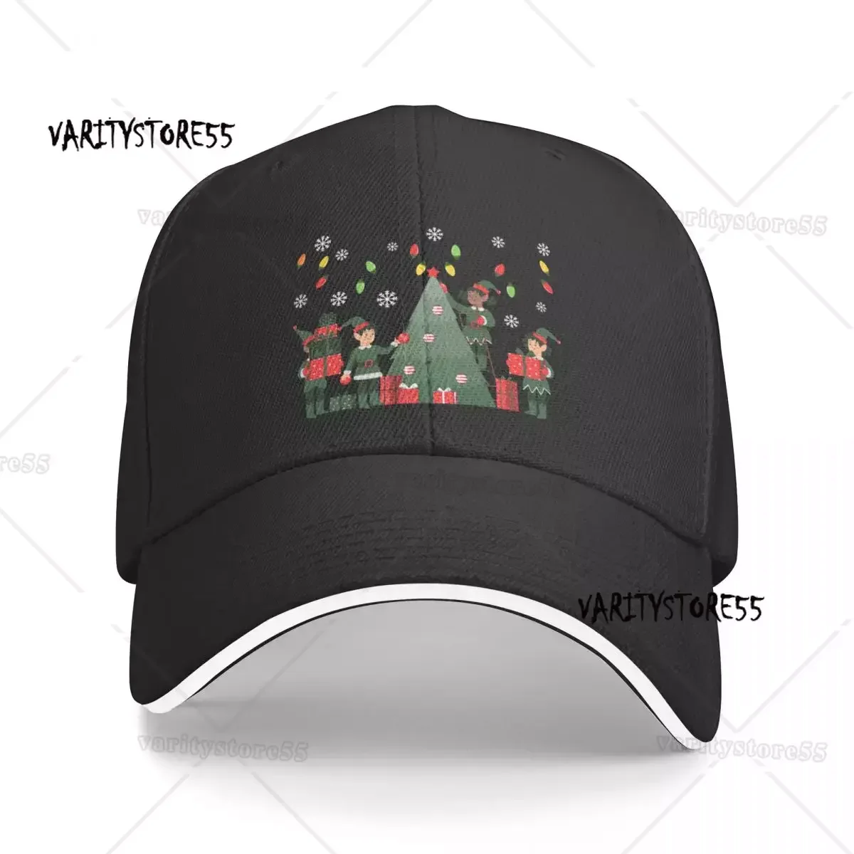 

Christmas holiday sweater Baseball Cap Thermal Visor Snap Back Hat birthday Women's Beach Visor Men's