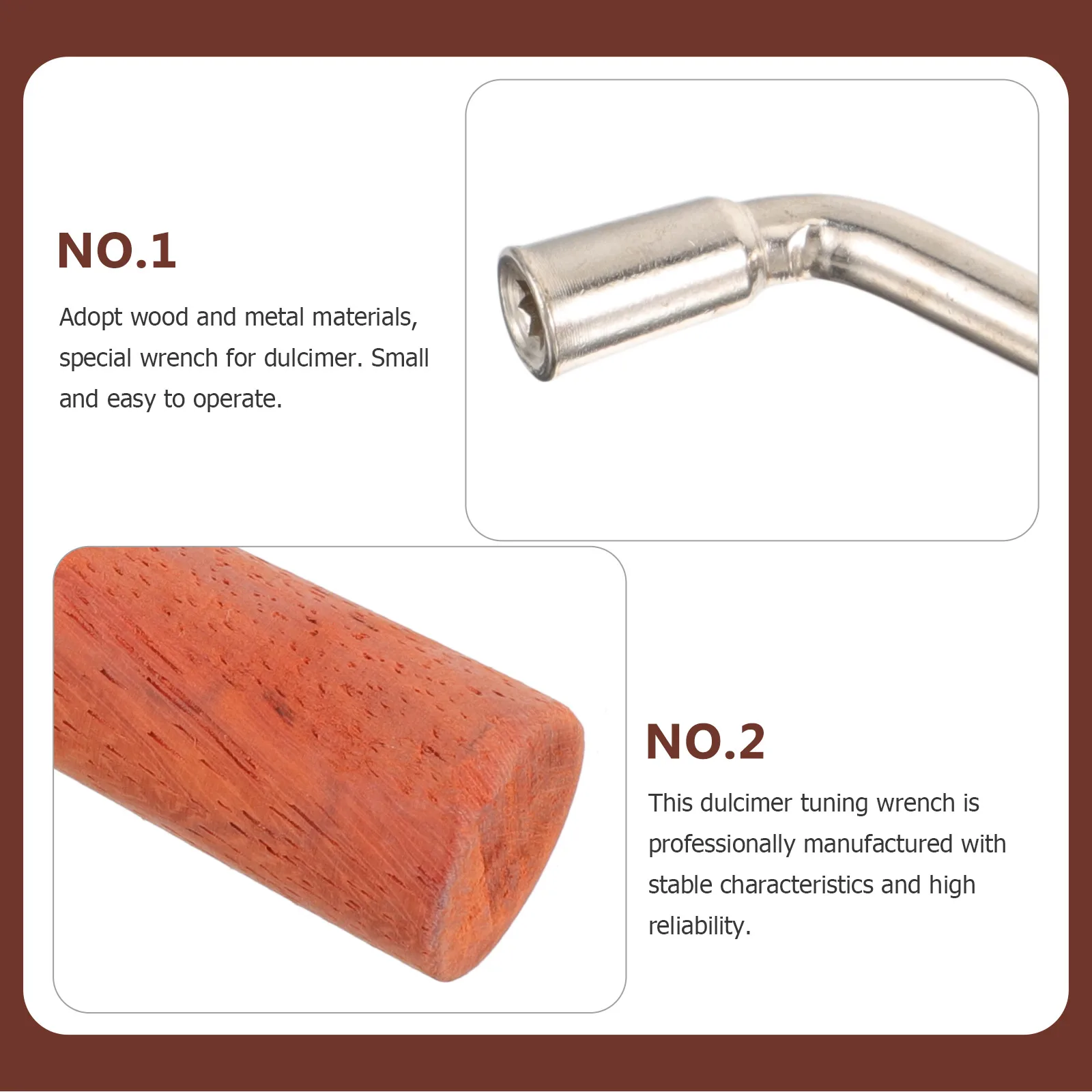 

Dulcimer Tuning Wrench Spanner Tool 401402 Manual Parts Instrument Accessory Small Professional