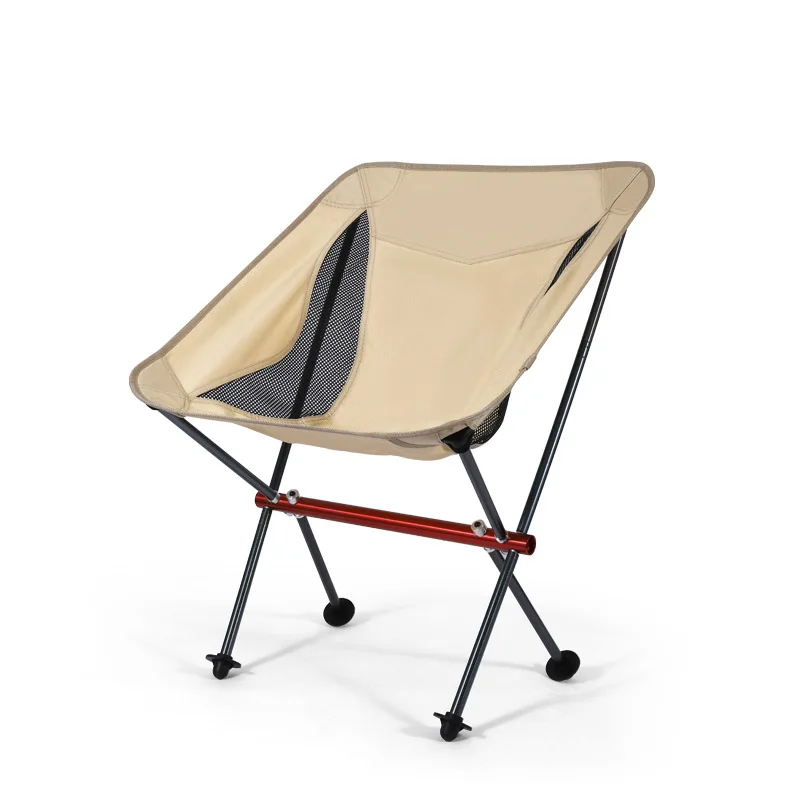 Cadeira de acampamento dobrável portátil Outdoor Moon Chair Dobrável Foot Stool para caminhadas Piquenique Cadeiras de pesca Seat Tools