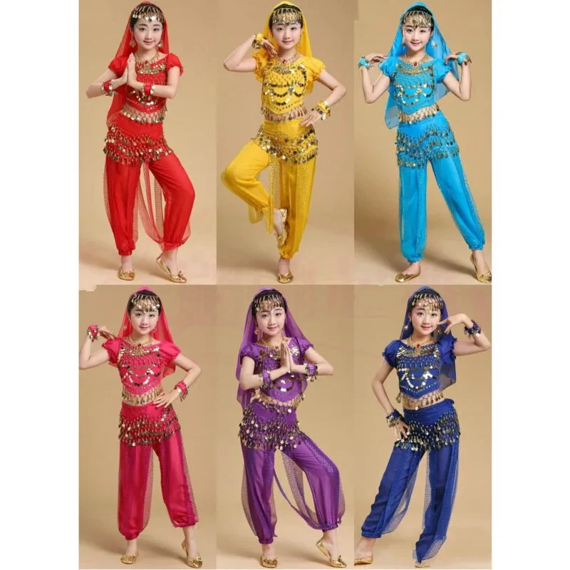 

★Halloween Cosplay Costume set Oriental s Belly Dance Dancer Clothes Bollywood Indian Girl♥ All corners of the country