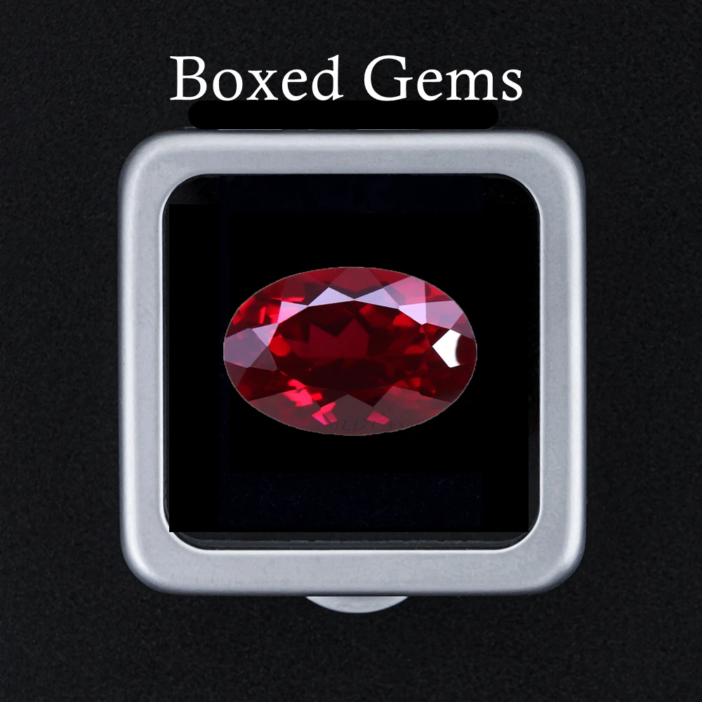 

Box Blood-red Ruby 13×18mm 16.0Ct Oval Shape Faceted Gemstone Wholesale for DIY Jewelry Making Mohs Hardness Gems