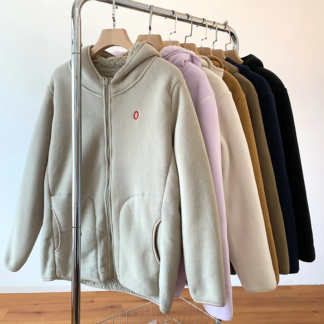 

Мужская утепленная флисовая толстовка на молнии, осенне-зимняя, антистатическая, теплая, из вельвета, с длинными рукавами, из полиэфирного волокна