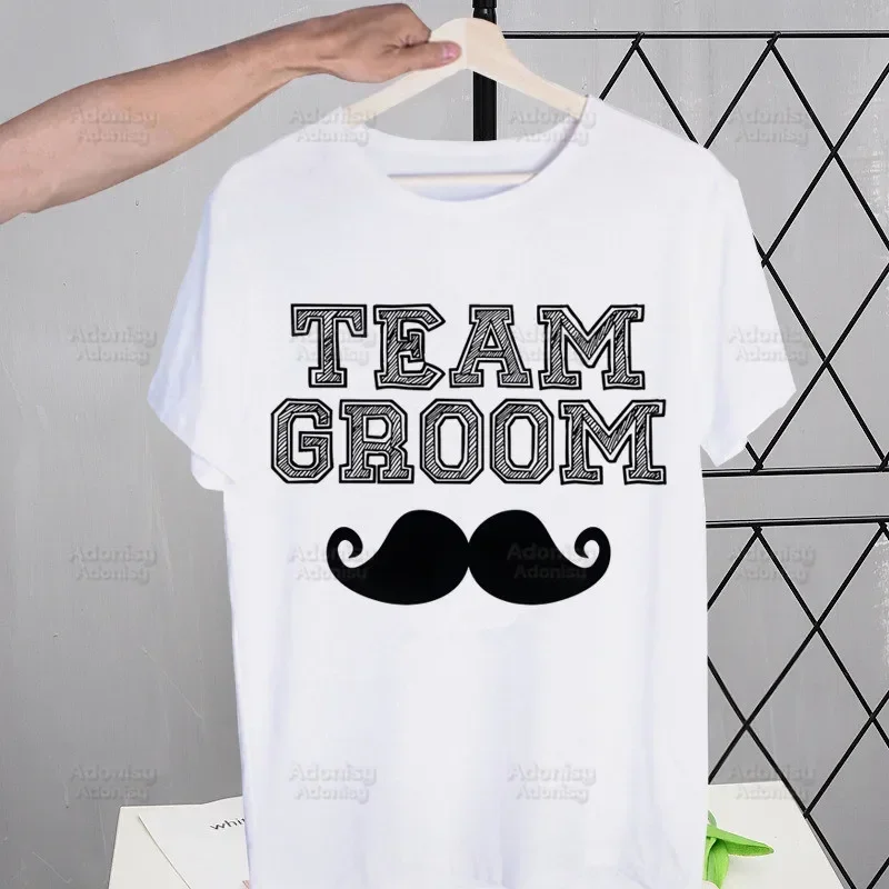 

Team Groon Single Party T-Shirt Men Short Sleeve Summer Fashion Tshirt Casual White T Shirt Fashion Tee Shirt O-Neck Tops