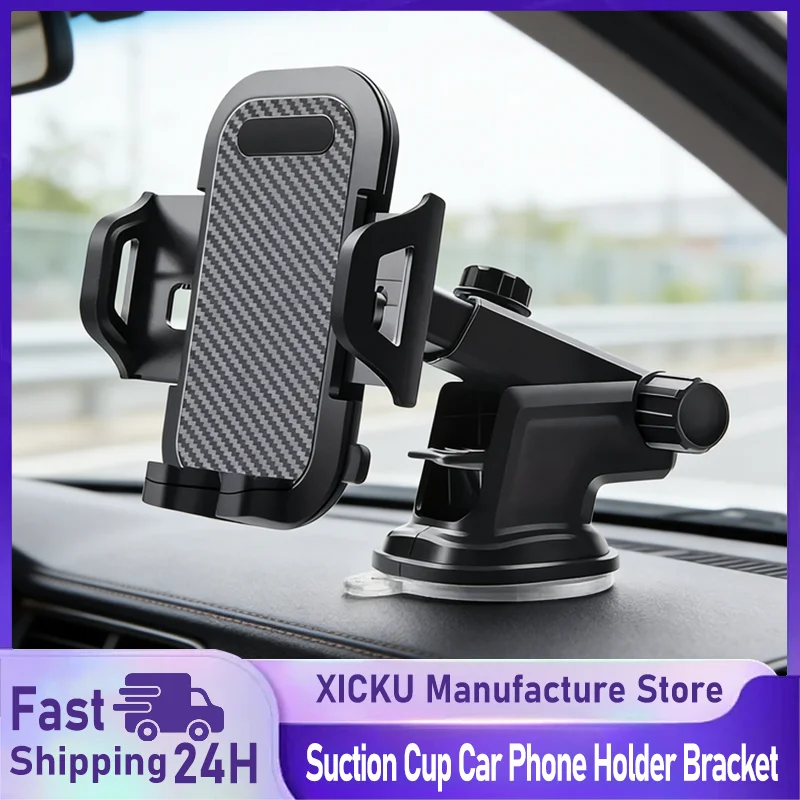 Universal Car Phone Holder Multifunctional Dashboard Windshield Air Vent Mount Sucker Phone GPS Holder For iPhone Samsung Xiaomi
