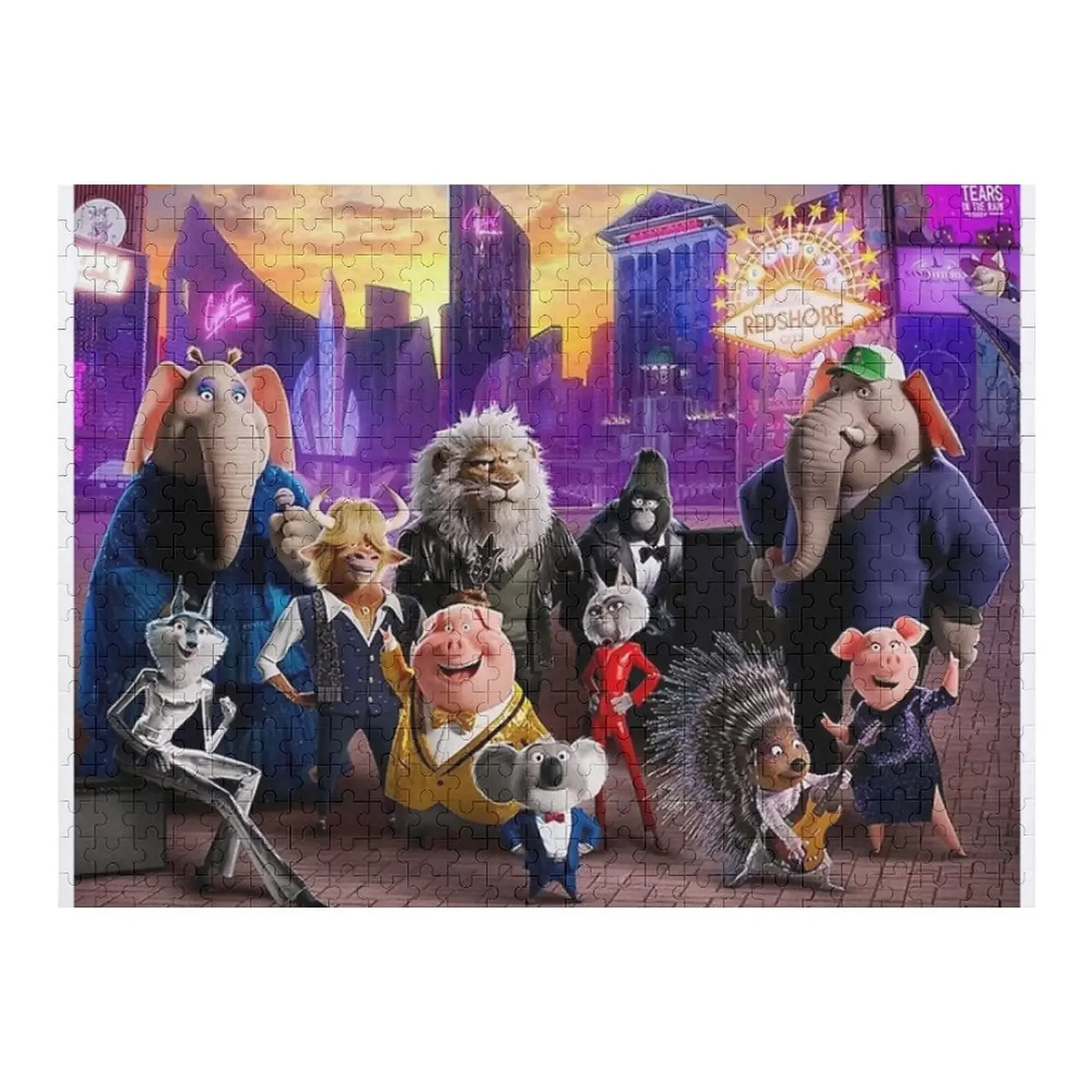 

Sing 2 Poster Jigsaw Puzzle Wooden Compositions For Children Works Of Art Customizable Gift With Personalized Photo Puzzle