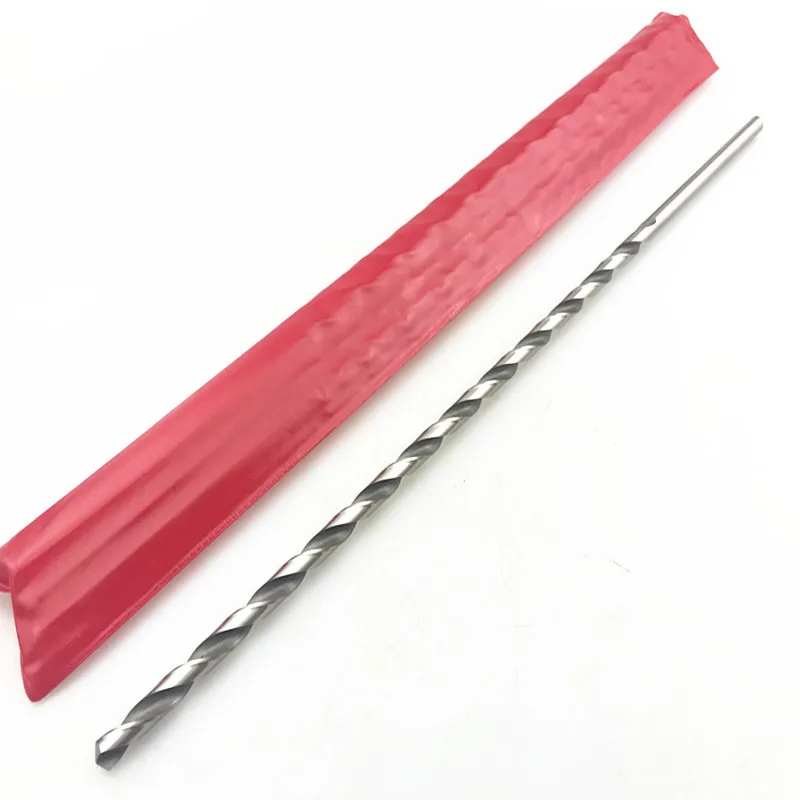 2mm/3mm/4mm/5mm/6mm/7mm/8mm Length 200mm Extra Long HSS Straight Shank Drill Bit Wood Aluminum and Plastic Extended Twist Drill