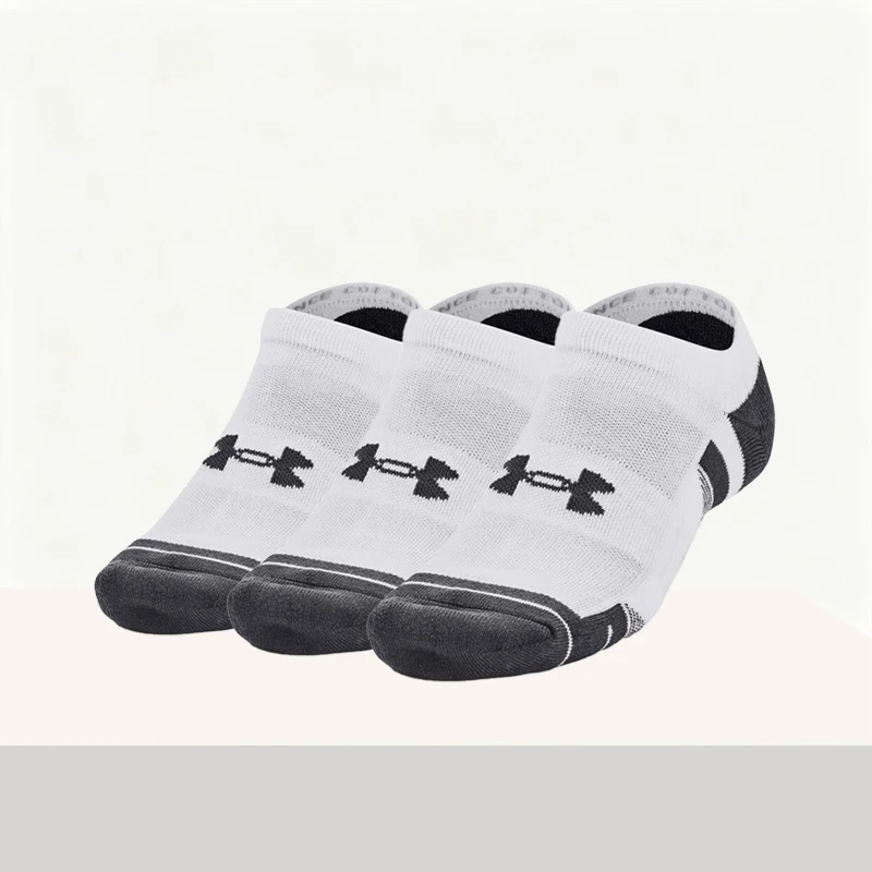 

Under Armour Soft, Comfortable, Durable, Lightweight, Snug-Fitting, Breathable Unisex Sports Socks , 3-Pack White 1379526-100