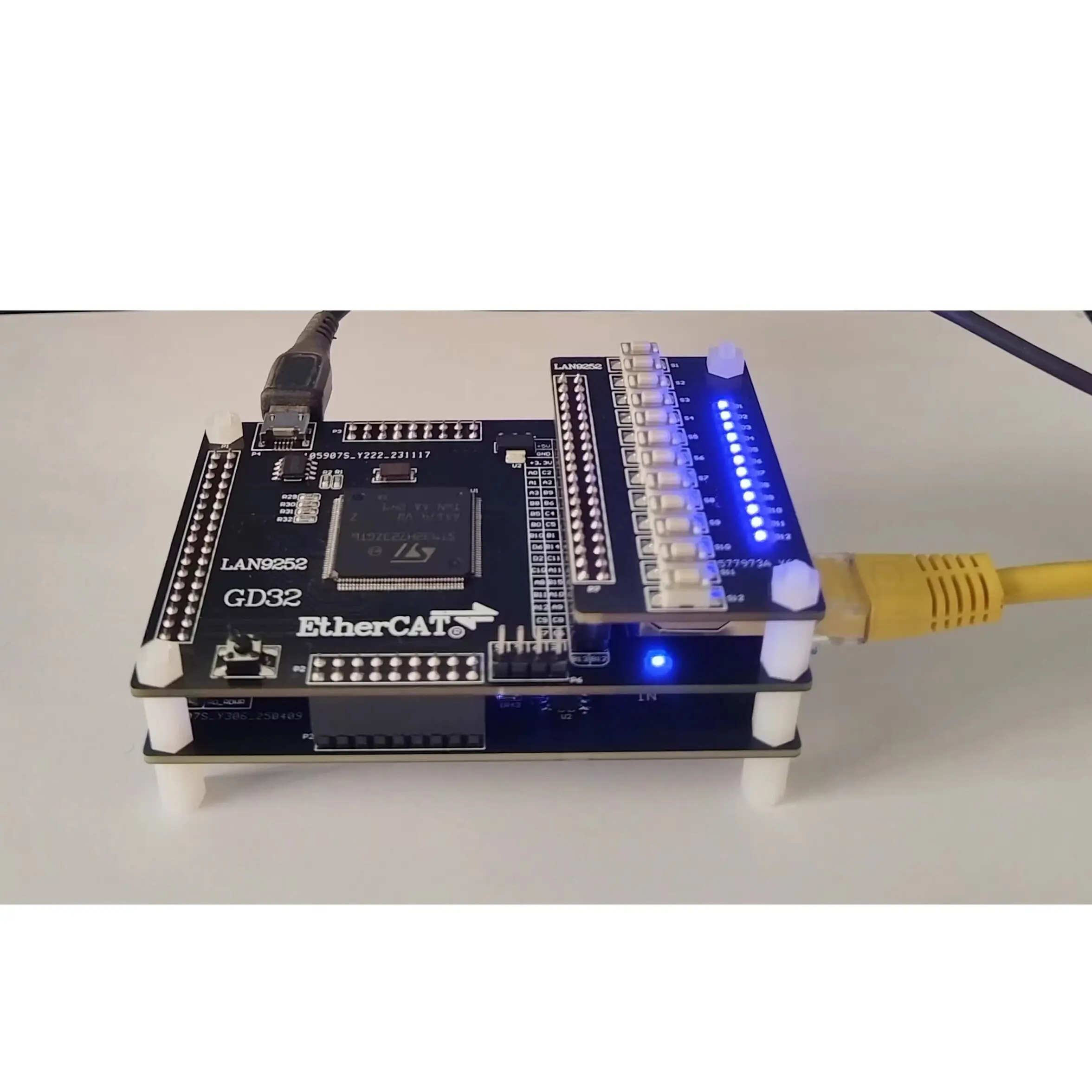 STH32H723+LAN9253 Slave Station LAN9253 Development Board EtherCAT Slave Station 32IO CIA402