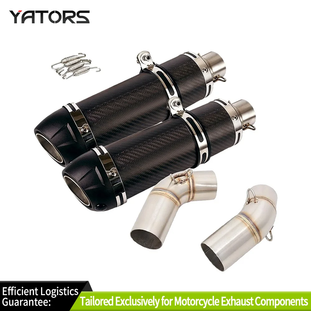

For Ducati Monster 696 695 795 796 1100 Exhaust System Mid Link Pipe Muffler Tip Exhausts Pipes