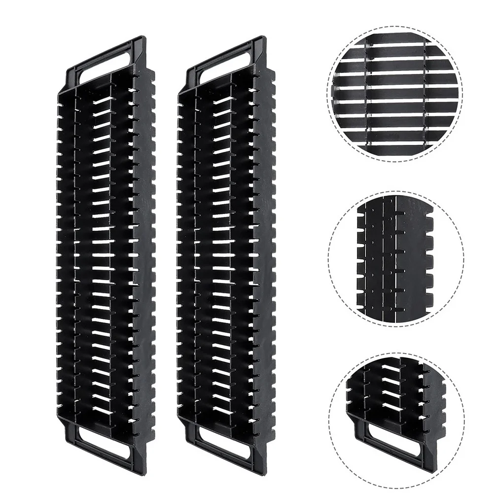 

4Pcs Anti Static Pcb Board Holder Bar Bracket 25-Slot Circulation Rack Circuit Board Storage Organizer Stand Shelving Boards