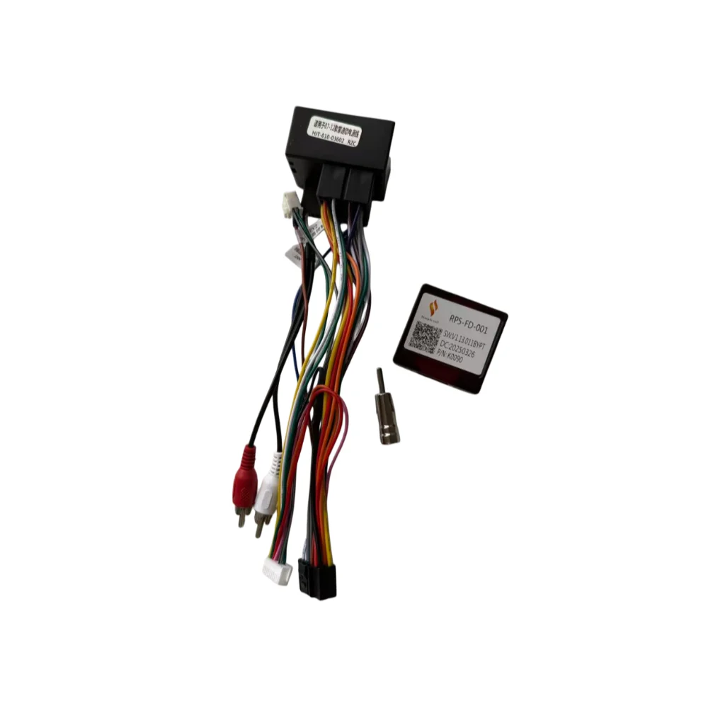 Car Stereo Audio 16 PIN Android Wiring Harness Cable Adapter Canbus BoxRP5-FD-001 For Ford Mondeo / Focus /S-MAX C-MAX 07-10