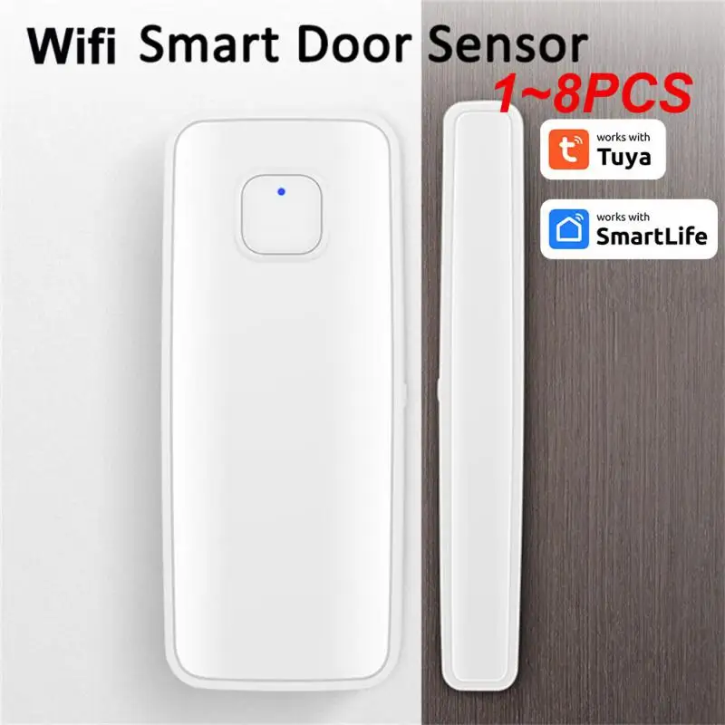 1~8PCS Tuya Smart  Water leak Sensor With Sound 80DB Detector Alarm For Smart Home var Wifi Valve