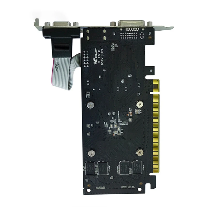 GT210 1GB DDR3 64Bit Kartu Grafis PCIE 2.0 40nm GPU -Kompatibel+VGA+DVI Kartu Video Desktop-A14G