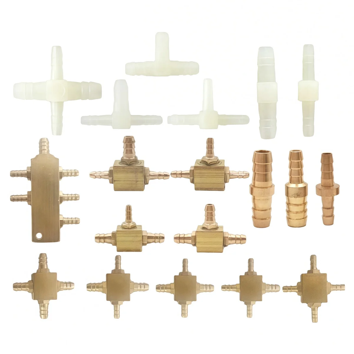 

3/5/10pcs Dental Unit Joint Plastic Straight Joint Copper Triple Joints Quaduple Joints Dental Chair Replacement Spare Parts