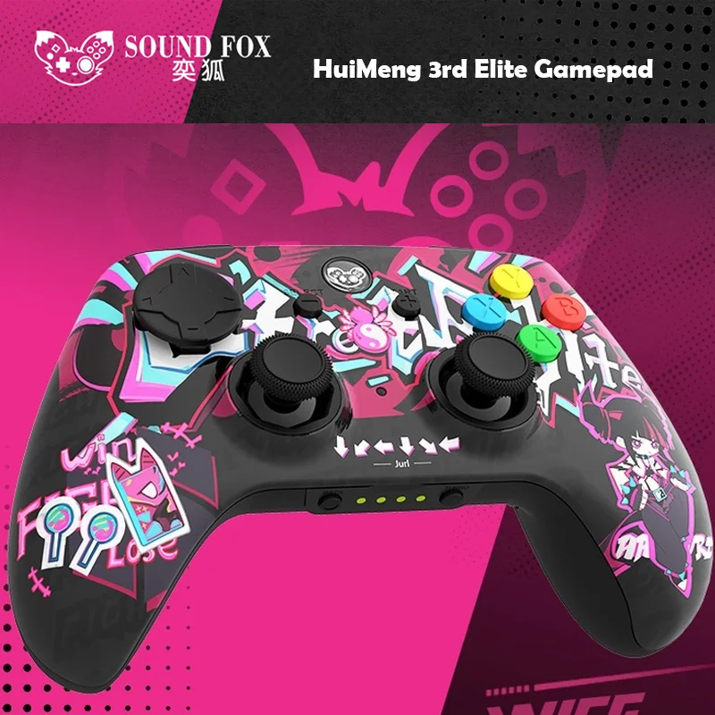 

Sound Fox 3rd Elite Gamepad, Programmable, Supports Mouse Mode, Tri-Mode Connection, 2k Receiver, Customizable Magnetic Shell