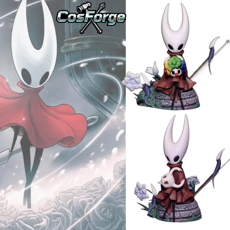 Hollow Knight: Silksong Hornet - rekwizyty do cosplayu z gry ​ Figurka anime ​ ​   Ozdoba Halloween ​ Akcesoria ​   dla dziecka