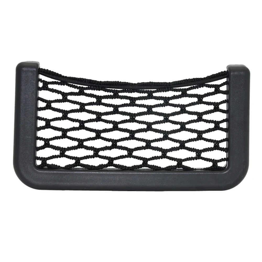 1Pcs Universal Car Organizer Mesh Storage Bag Net Pocket Mobile Phone Holder Auto Accessories Multi Function Storage Net Pocket