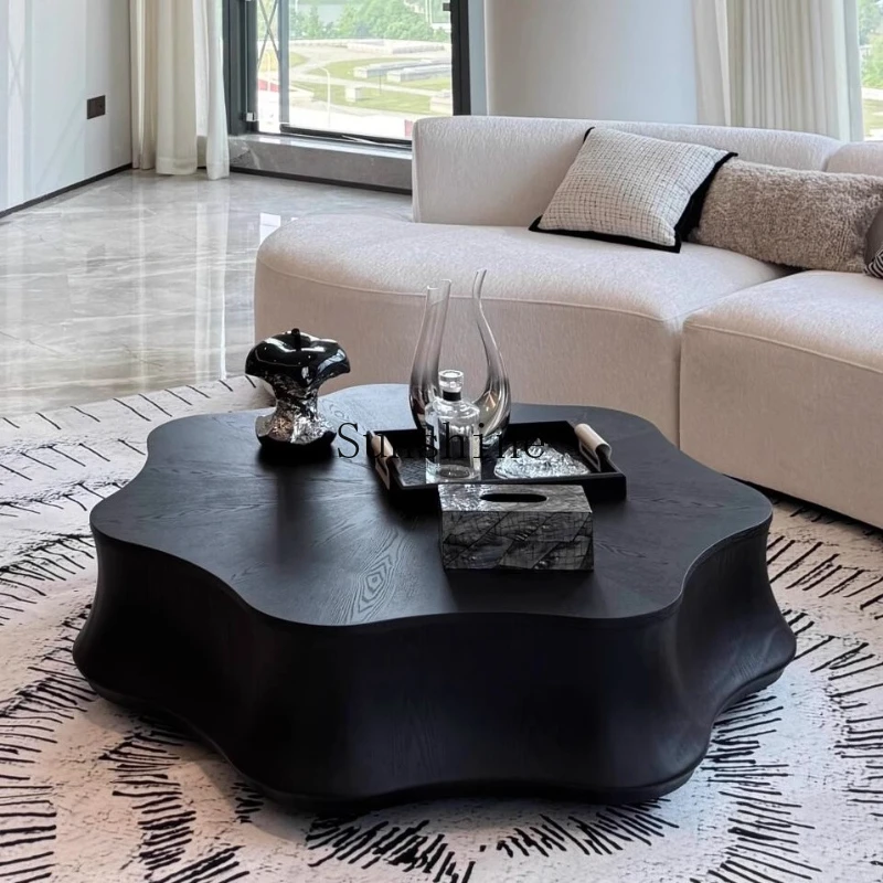 

Italian minimalist cloud petal coffee table living room home modern simple small apartment light luxury high sense