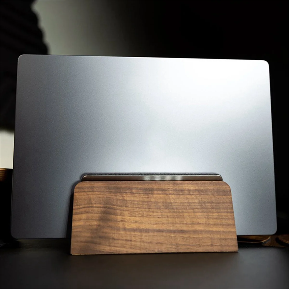 월넛 수직 노트북 보관 스탠드, 태블릿 스탠드, 수직 데스크탑, 다기능 편리한 냉각 베이스