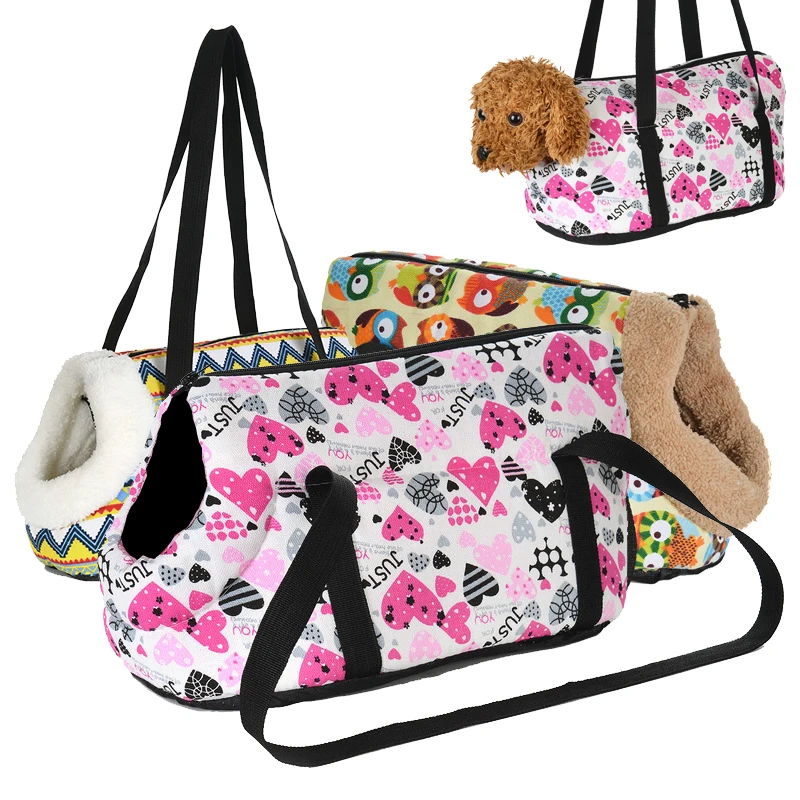 Outdoor Dog Carrier For Small Dogs Cats Portable Soft Puppy Kitten Shoulder Bag Travel Walking Slings Bags Yorkshire Pet Handbag