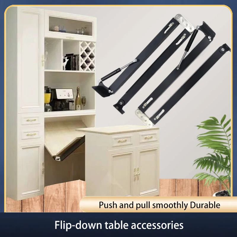 

Multifunctional Flip-down Folding Dining Table Hardware Hidden Desktop Folding Connector Flip-down Table Hardware Desk Hinges