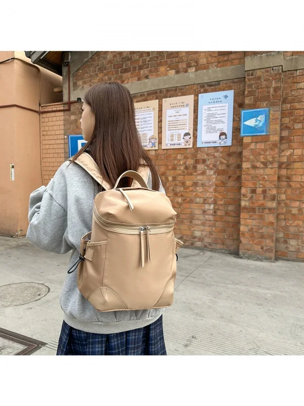 حقيبة ظهر نسائية جديدة خفيفة الوزن للسفر، حقيبة كتف مزدوجة ذات تصميم جمالي، سعة كبيرة لرحلات العمل القصيرة وحمل الكتب