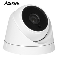 AZISHN AHD Security Camera 5MP 1080P 720P Dome Indoor Camera Wide Angle 2.8mm Lens IR Night Vision CCTV Wired Video Surveillance