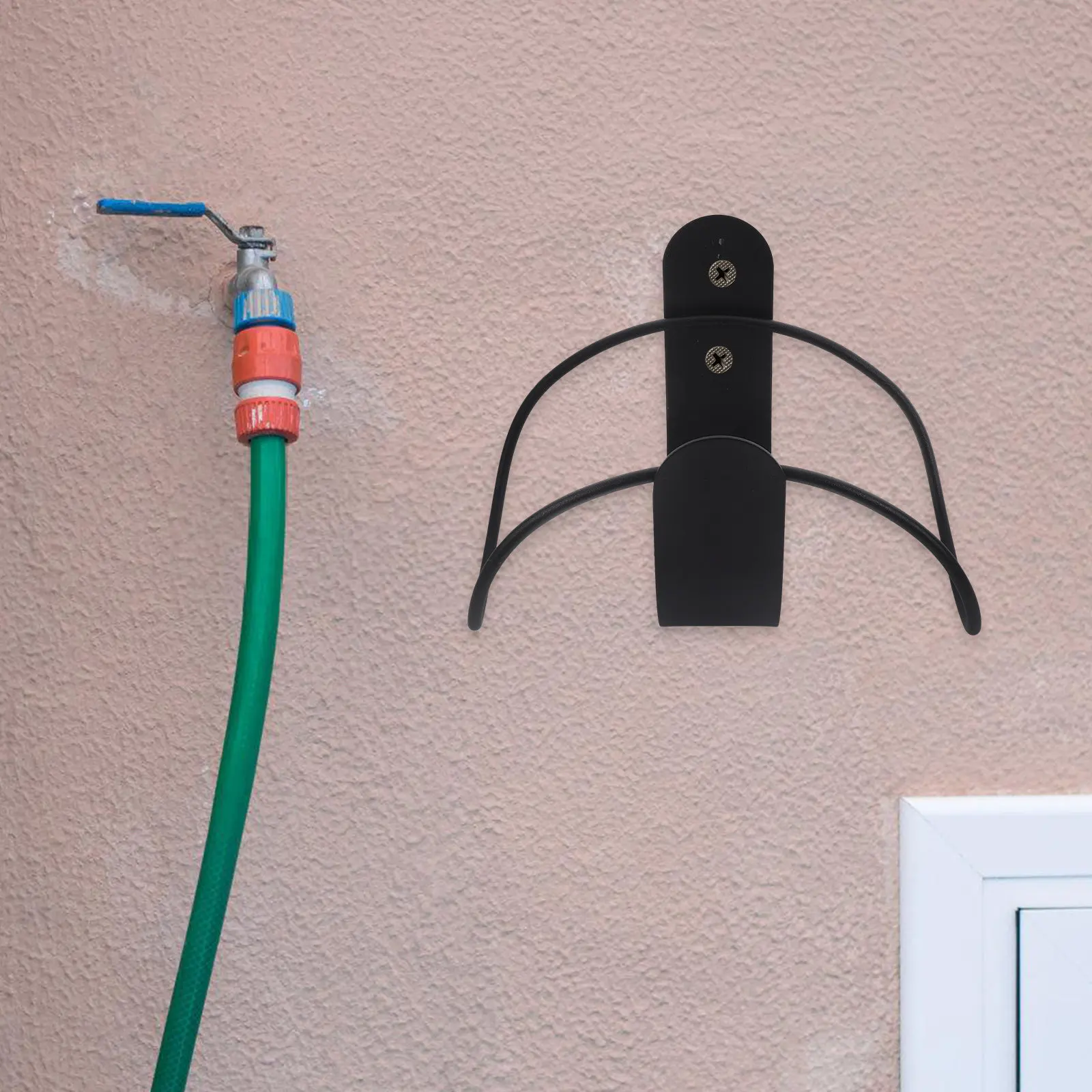 Professional Garden Hose Holder Heavy Duty Water Storage Hanger Wall Mounted Hose Reel Alternative Water Pipe Organizer Rack