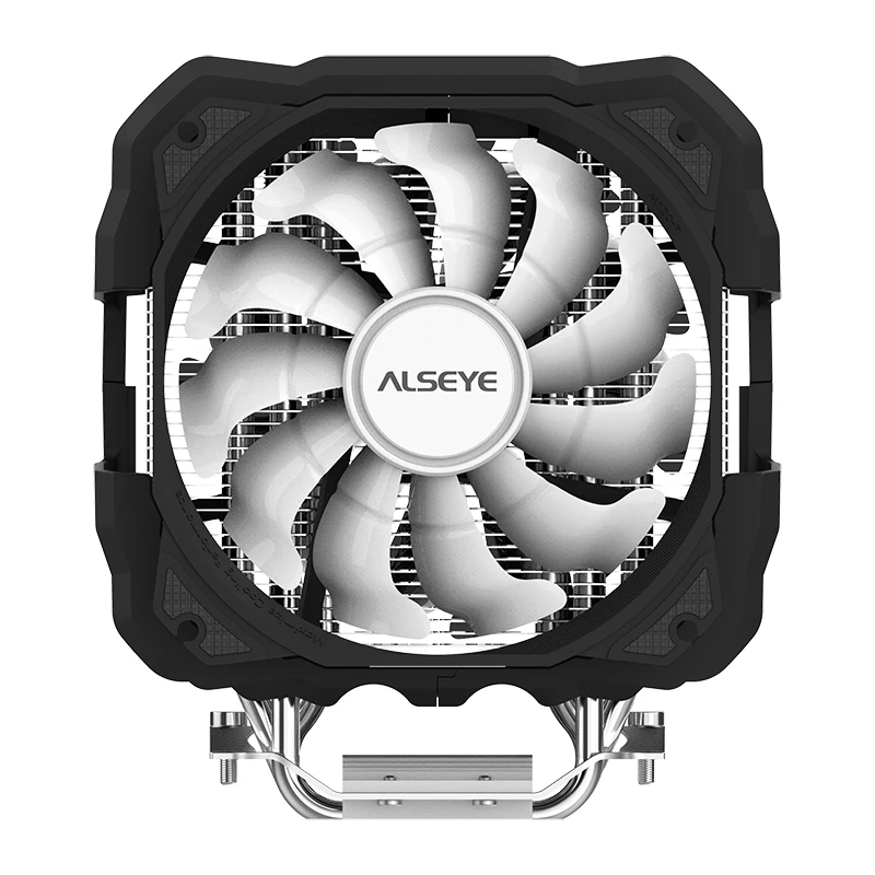 Alseye M120D plus chłodnica procesora 120mm 6 heatpipes chłodnica procesora chłodnica wentylator z wyświetlaczem temperatury