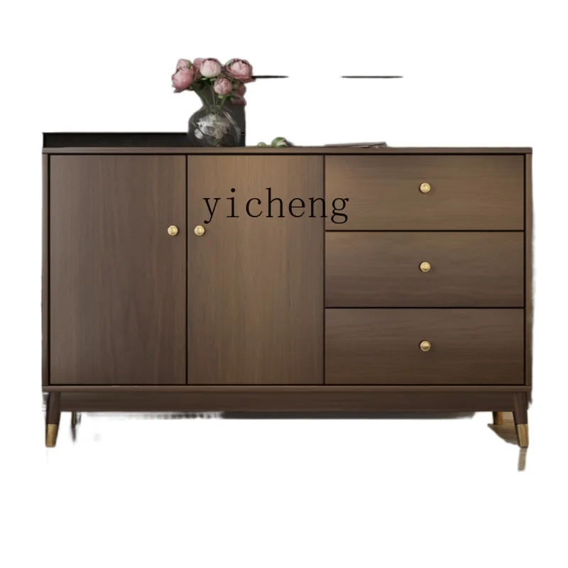 

XC Household Sideboard Wine Cabinet Tea Cabinet Modern Light Luxury Kitchen Storage Cabinet Locker