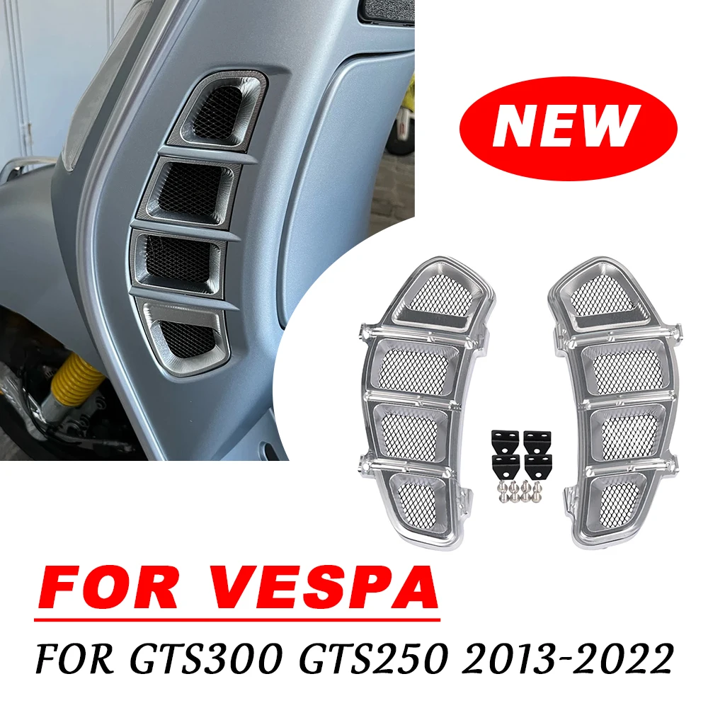 

FOR GTS300 Radiator Guard Protector For VESPA GTS 300 GTS 250 GTS250 2022 Grille Cover For Radiator Protective Grill Guard Cover