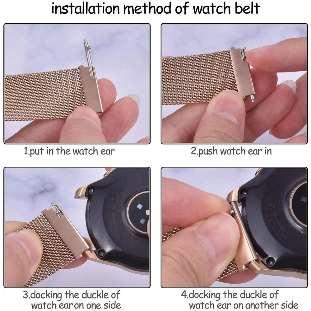 Миланская петля 22 мм 20 мм для Garmin Bip 6 5 3 3Pro/Active 2 GTR4 3Pro/GTS2 3 4 4 мини-ремешок для Amazfit Balance/Cheetah Pro/Square