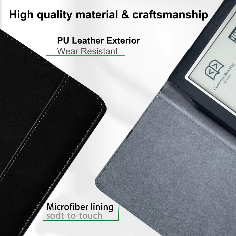 Кожаный чехол Folio для Funda Sony PRS 700 7 дюймов защитный с цифровым книжным устройством и карманом магнитной Фото №3