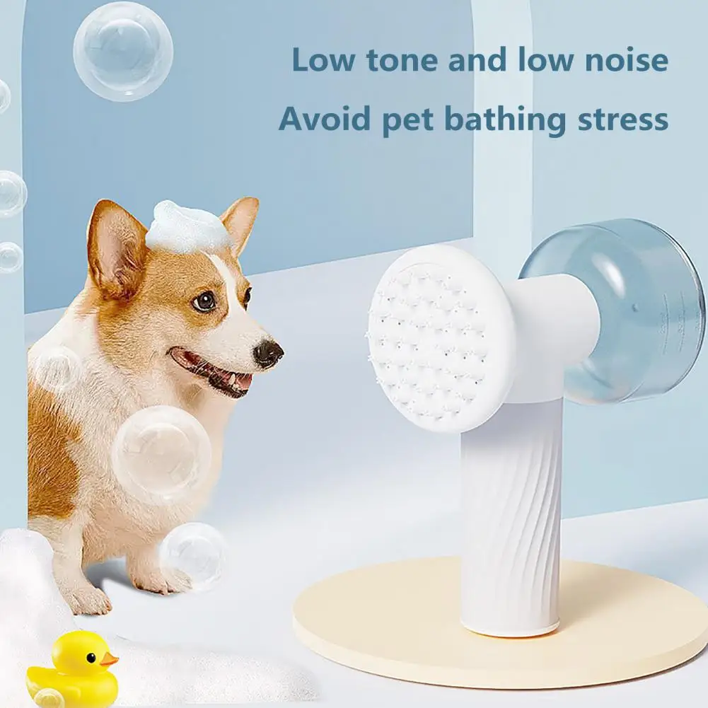 Lightweight Dog Grooming Brush Dog Grooming Brush Fast Soothing Pet Bathing Experience Automatic Bubble Brush Foamer for Dogs