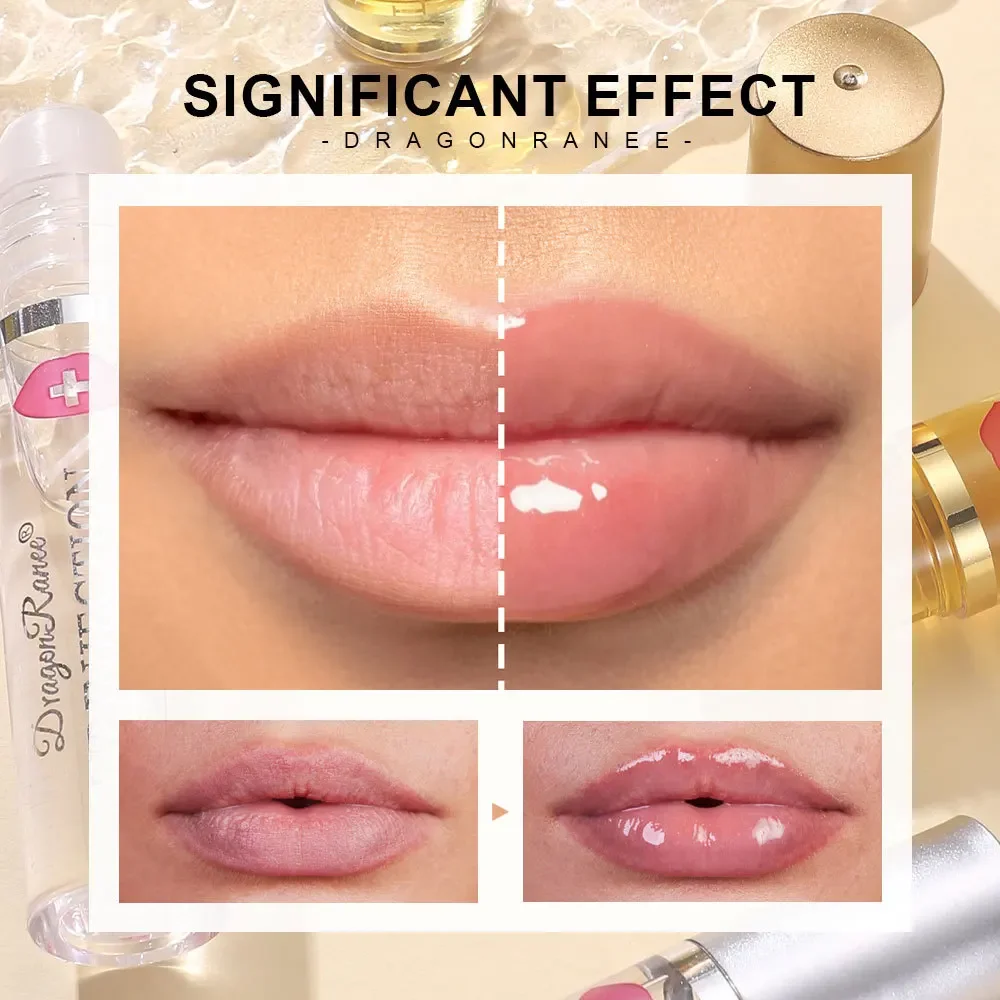 Instant Volumizing Lip Plumper Oil Lip Enhancer Moisturizing Anti-Wrinkle Gloss Serum Sexy Lipstick LipCare Makeup